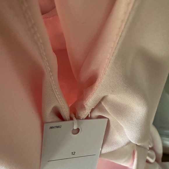 Janie and Jack Light Pink Dress with Bow - Picture 6 of 6